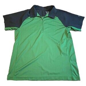 Mountain Hardwear Green 1/4 Zip Polo Short Sleeve Hiking Camp Shirt Size‎ Large